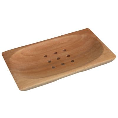 Classic Mahogany Rectangle Soap Dish