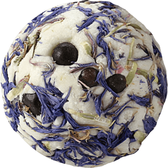 Cornflower and Juniper Berry Essential Oil Bath Creamer | BonneBombe | Bomb Cosmetics