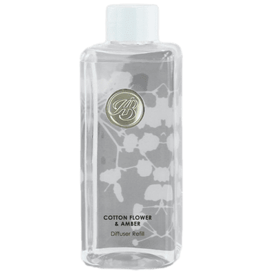 Cotton Flower & Amber 200ml Reed Diffuser Refill