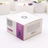 Crown Chakra Inner Balance Crystal Gemstone Candle | Aromatherapy Candle Shops InRamsgate Kent UK