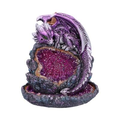 Crystalline Protector Dragon Backflow Incense Burner