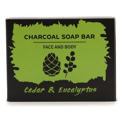 Deep Clean Eucalyptus & Cedarwood Essential Oil Charcoal Soap