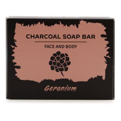 Deep Clean Geranium Essential Oil & Charcoal Soap
