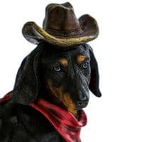 Deputy Dog Daschshund Cowboy Ornament | Bonnebombe Deal Kent