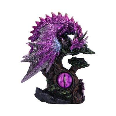 Draconic Seer Purple Dragon Eye Figurine