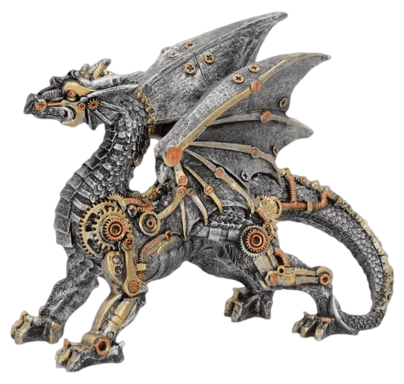 Dracus Machina Steampunk Dragon Ornament | Nemesis Now Steampunk Ornaments Ashford Kent UK