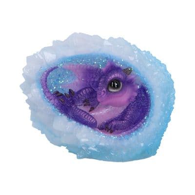Dragon Nest Purple Geode Illuminating Figurine