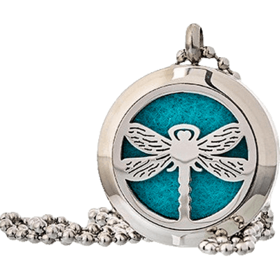 Dragonfly Aromatherapy Jewellery Necklace - 25mm