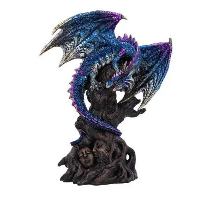 Ealdwoode Ancient Metallic Dragon Figurine