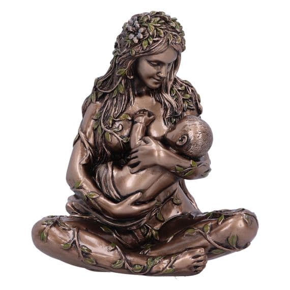 Earth Mother And Baby Bronze Figurine | Nemesis Now Shop Deal Kent UK