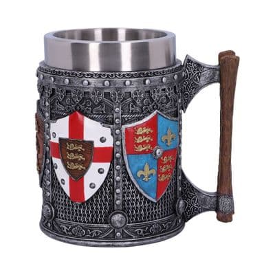 English Patriotic Shield And Sigil Tankard