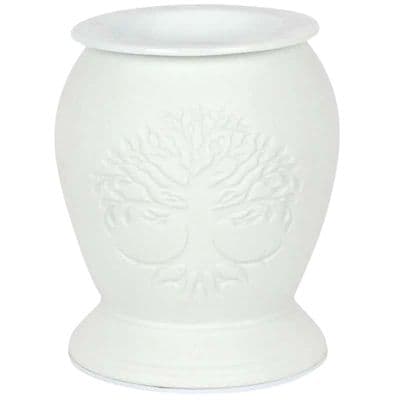Etched Tree of Life Electric Wax Melt Burner