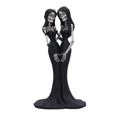 Eternal Sisters Gothic Skeleton Figurine