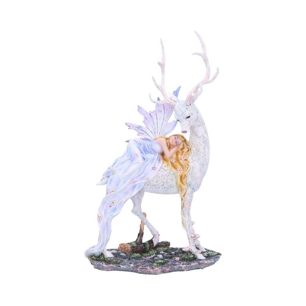 Adoration Stag And Spring Fairy Medium Figurine 23.5cm