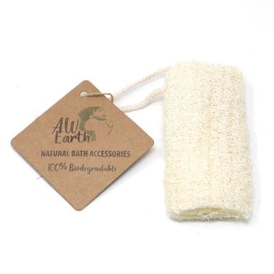 Exfoliating Natural Loofah Scrub on Rope