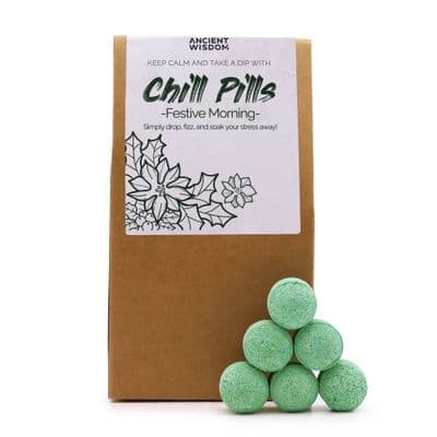 Festive Morning Chill Pill Mini Bath Bomb Gift Pack