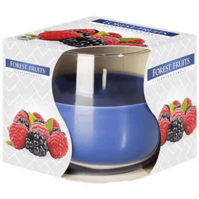 Forest Fruits Scented Essential Oil Glass Jar Candle