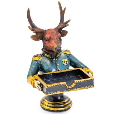 Gentry Stag Card Holder / Sweet Tray Bust