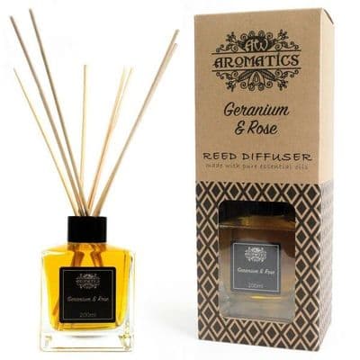 Geranium & Rose Essential Oil Reed Diffuser - 200ml