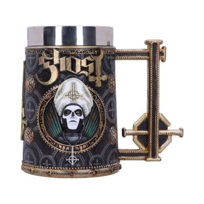 Ghost Papa Emeritus Gold Meliora Tankard