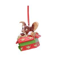 Gremlins Gizmo In A Gift Hanging Ornament | Nemesis Now Horror Collectible Shop Margate Kent UK