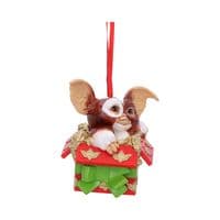 Gremlins Gizmo In A Gift Hanging Ornament | Nemesis Now Horror Collectible Shop Margate Kent UK