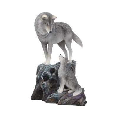 Guidance Wolf And Pup Figurine