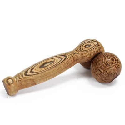 Hand Ball Redwood Roller Massage Tool
