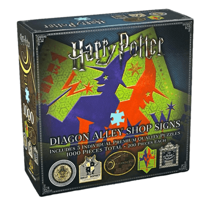 Harry Potter Diagon Alley Shop Signs Jigsaw Puzzle