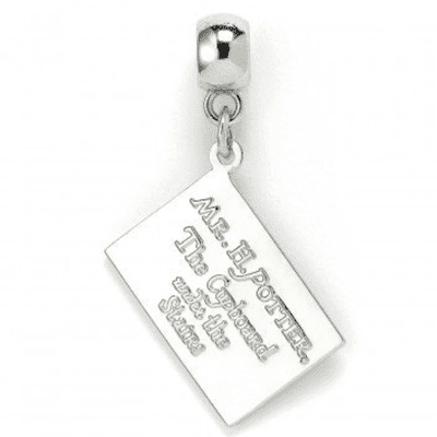Harry Potter Hogwarts Letter Silver Plated Slider Charm