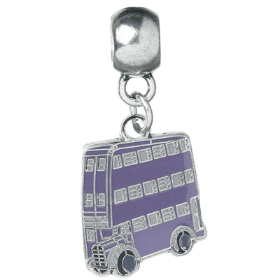 Harry Potter Knight Bus Silver Plated Slider Charm