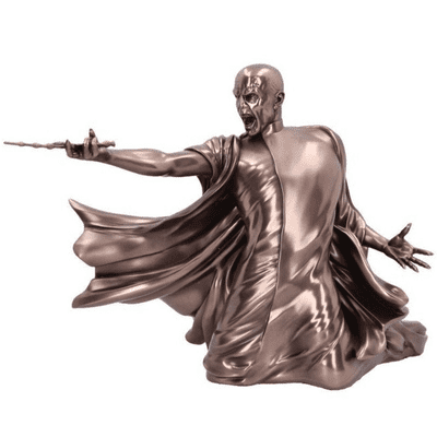 Harry Potter Lord Voldemort Bronze Duel Bust