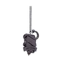 Harry Potter Slytherin Silver Crest Hanging Ornament I Nemesis Now Shop Margate Kent UK