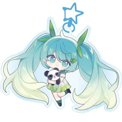 Hatsune Miku Acrylic Keychain Kawaii Spring Time