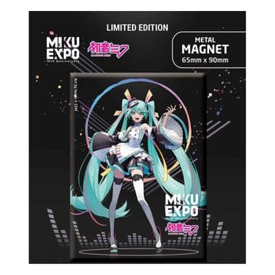 Hatsune Miku Expo 10th Anniversary Limited Edition Black Fridge Magnet