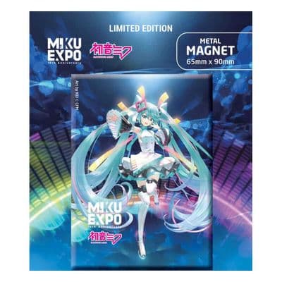 Hatsune Miku Expo 10th Anniversary Limited Edition Blue Fridge Magnet