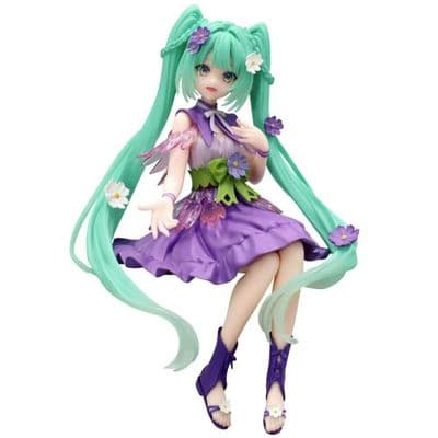 Hatsune Miku Flower Fairy Cosmos Purple Anime Figure