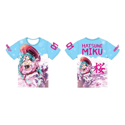 Hatsune Miku Hanami Unisex T Shirt