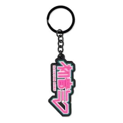 Hatsune Miku Logo Rubber Keychain
