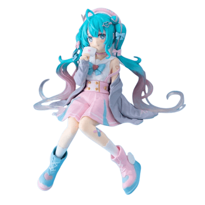 Hatsune Miku Love Sailor Grey Noodle Stopper Anime Figure