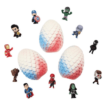 Heroes Surprise Toy Mini Figure Inside Bath Bomb