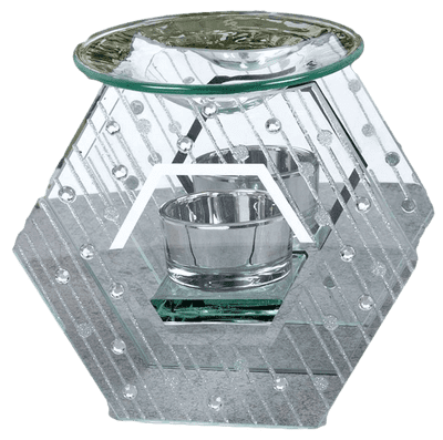 Hestia Raindrop Glass Wax Melter / Oil Burner