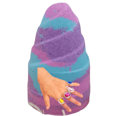 Hidden Treasure Bath Bomb with Jewel Ring Inside