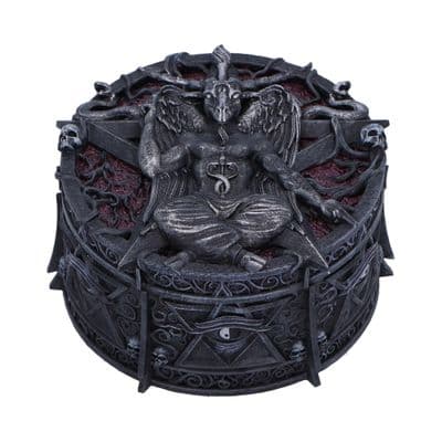 Hoard Of The Baphomet's Round Trinket Box