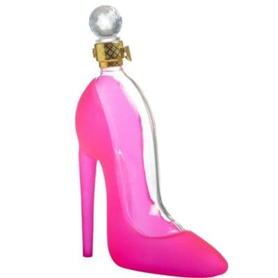 Hot Pink Glass High Heel Stiletto Shoe Decanter -750ml