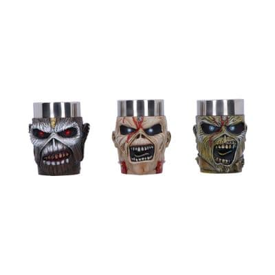 Iron Maiden Eddie Monsters Of Rock Shot Glasses (Set of 3)