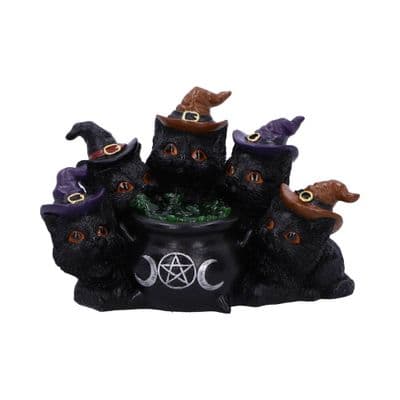 Kindle's Potion Witches Black Cats Figurine