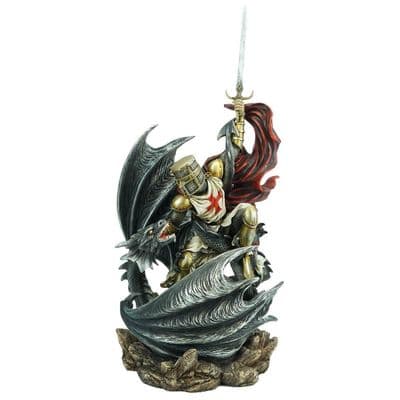 Legend's Fall Hero's Triumph Medieval Knight Templar Figurine