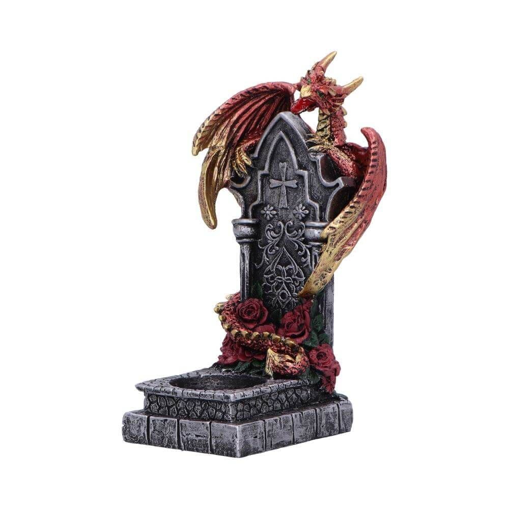 Light of the Dragon Green Ornamental Tealight Holder 16cm