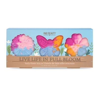 Live Life In Full Bloom Bath Fizzer Trio Set
